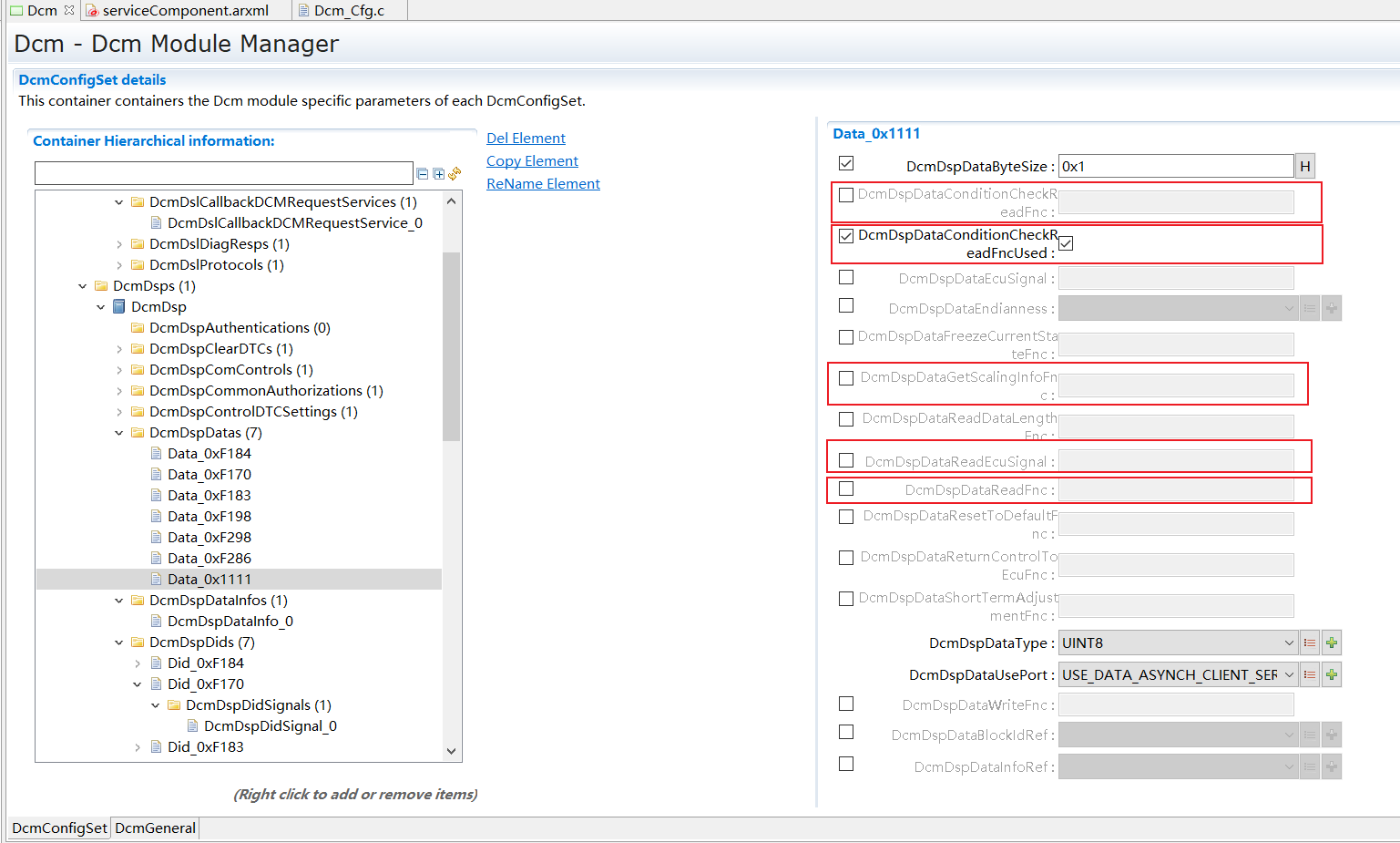DcmDspDataForRead