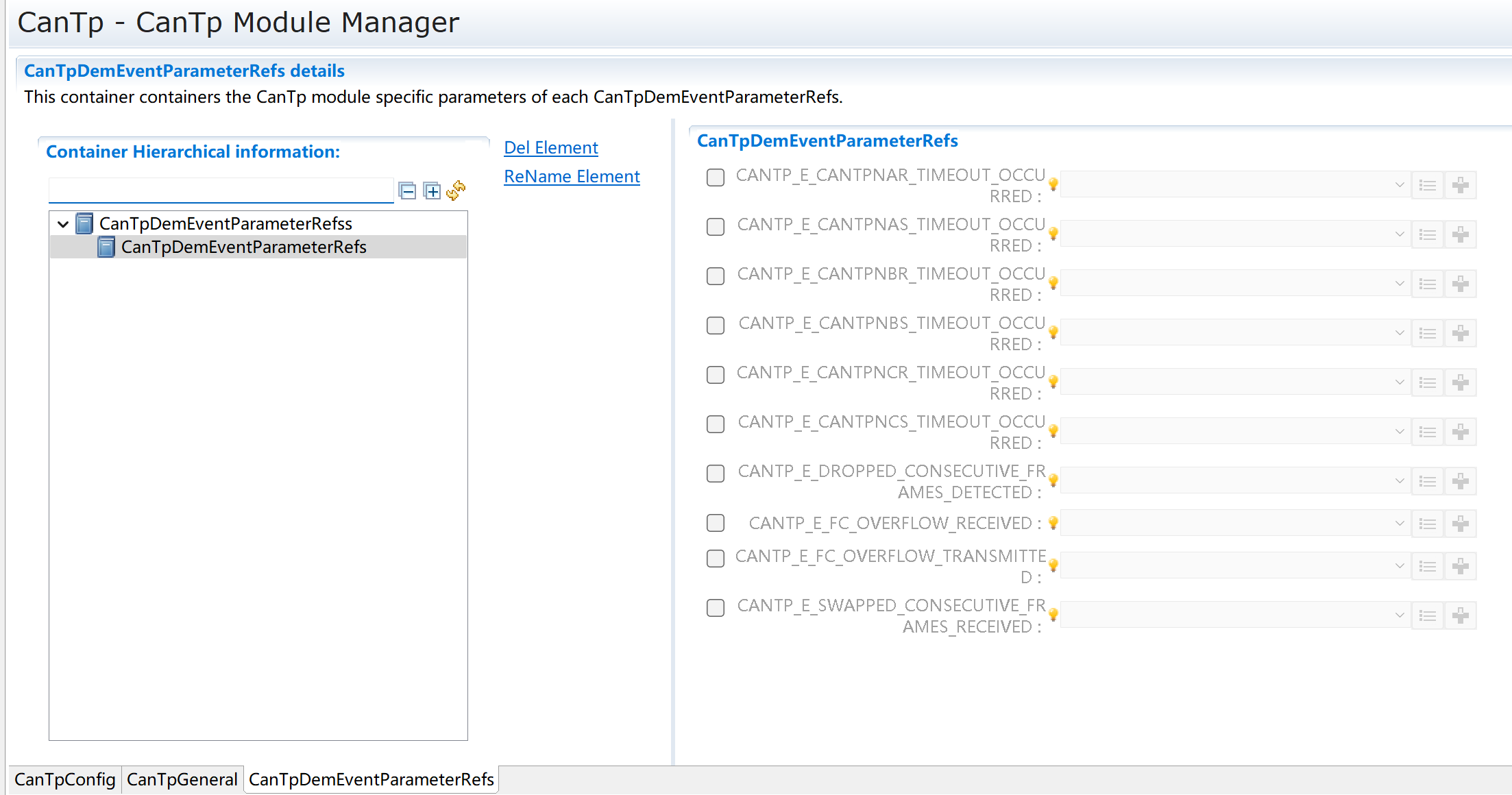 CanTpDemEventParameterRefs