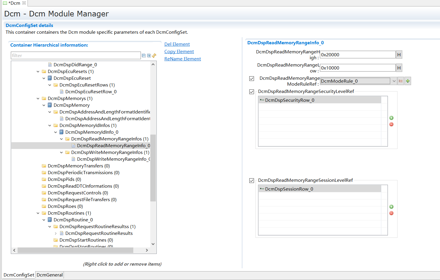 DcmDspReadMemoryRangeInfo
