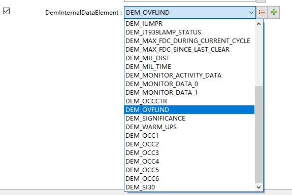 DemInternalDataElement配置图(DemInternalDataElement Configuration Diagram)