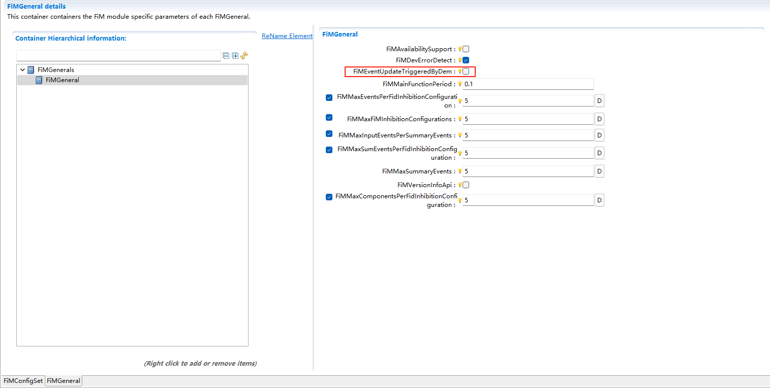 FiMEventUpdateTriggeredByDem配置图 (FiMEventUpdateTriggeredByDem Configuration Diagram)
