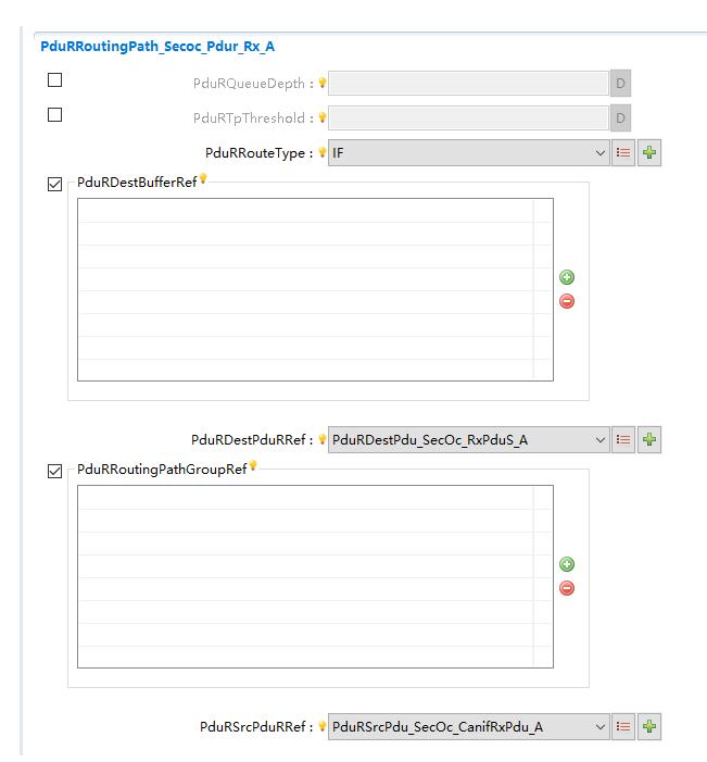 接收时将SecOC与PduR串起来 (String SecOC and PduR together during receiving)