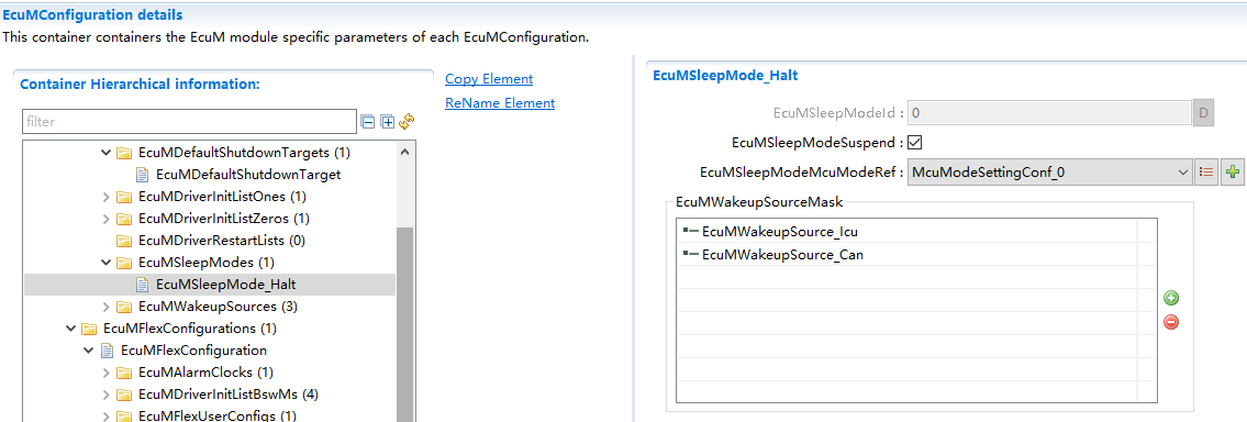 睡眠模式配置 (Sleep Mode Configuration)