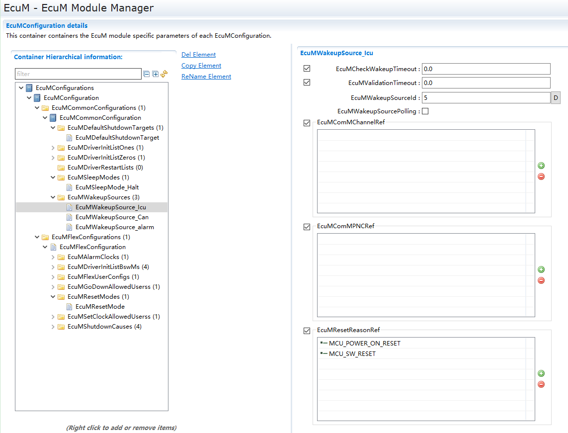 唤醒源配置 (Wake-up Source Configuration)