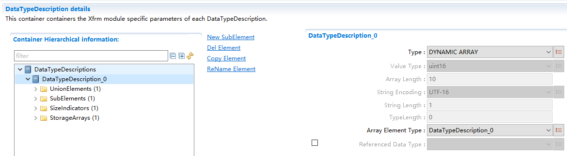 DataTypeDescription容器配置图 (Data Type Description Container Configuration Diagram)
