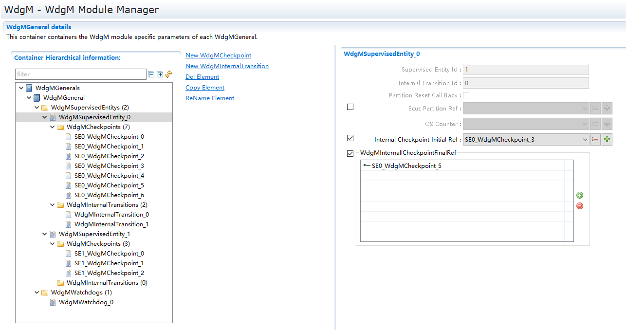 WdgM监督实体配置 (WdgM Supervision Entity Configuration)