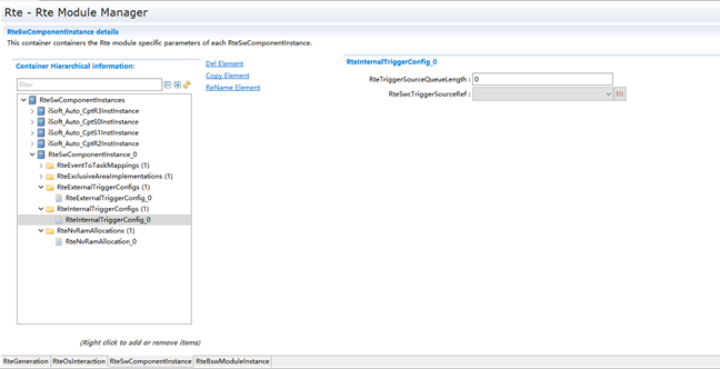 通用配置页面-RteInternalTriggerConfig (General Configuration Page-RteInternalTriggerConfig)
