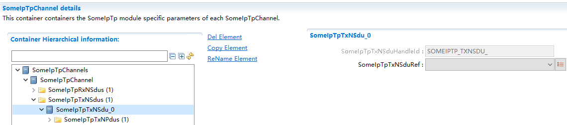 SomeIpTpTxNSdu容器配置图 (SomeIpTpTxNSdu Container Configuration Diagram)